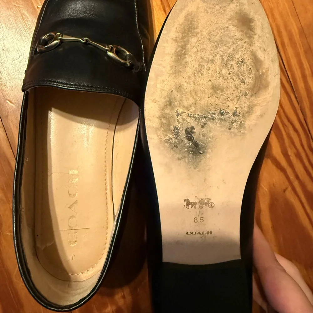 coach horsebit leather flats - Picture 3 of 3